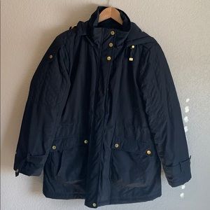 Black London Fog Winter Coat